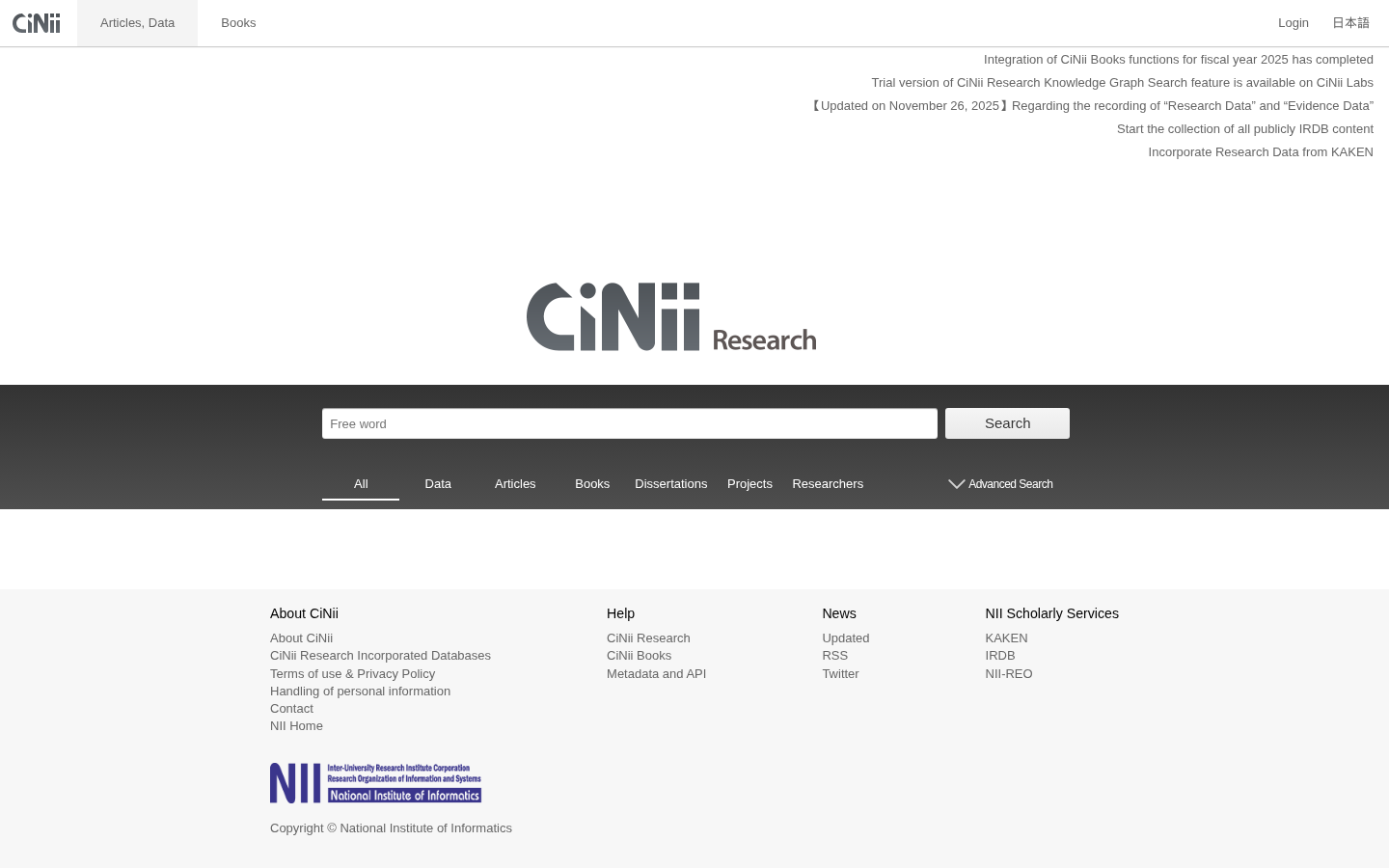 CiNii