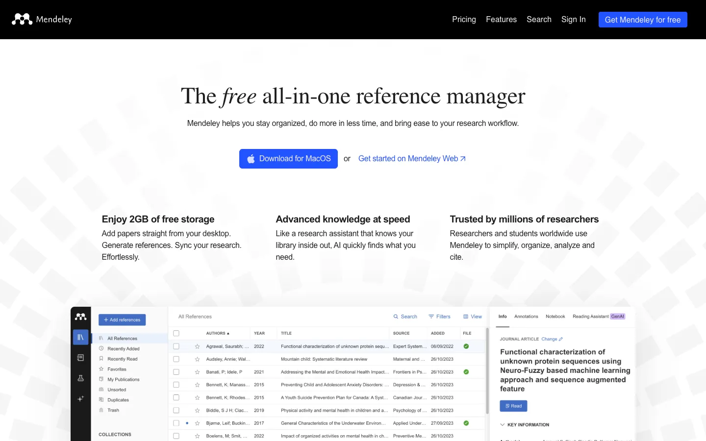 Mendeleyの文献ライブラリとWord連携画面